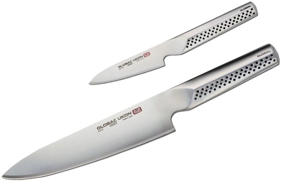 Global GU-2001 UKON 2-Piece Starter Knife Set - KnifeCenter