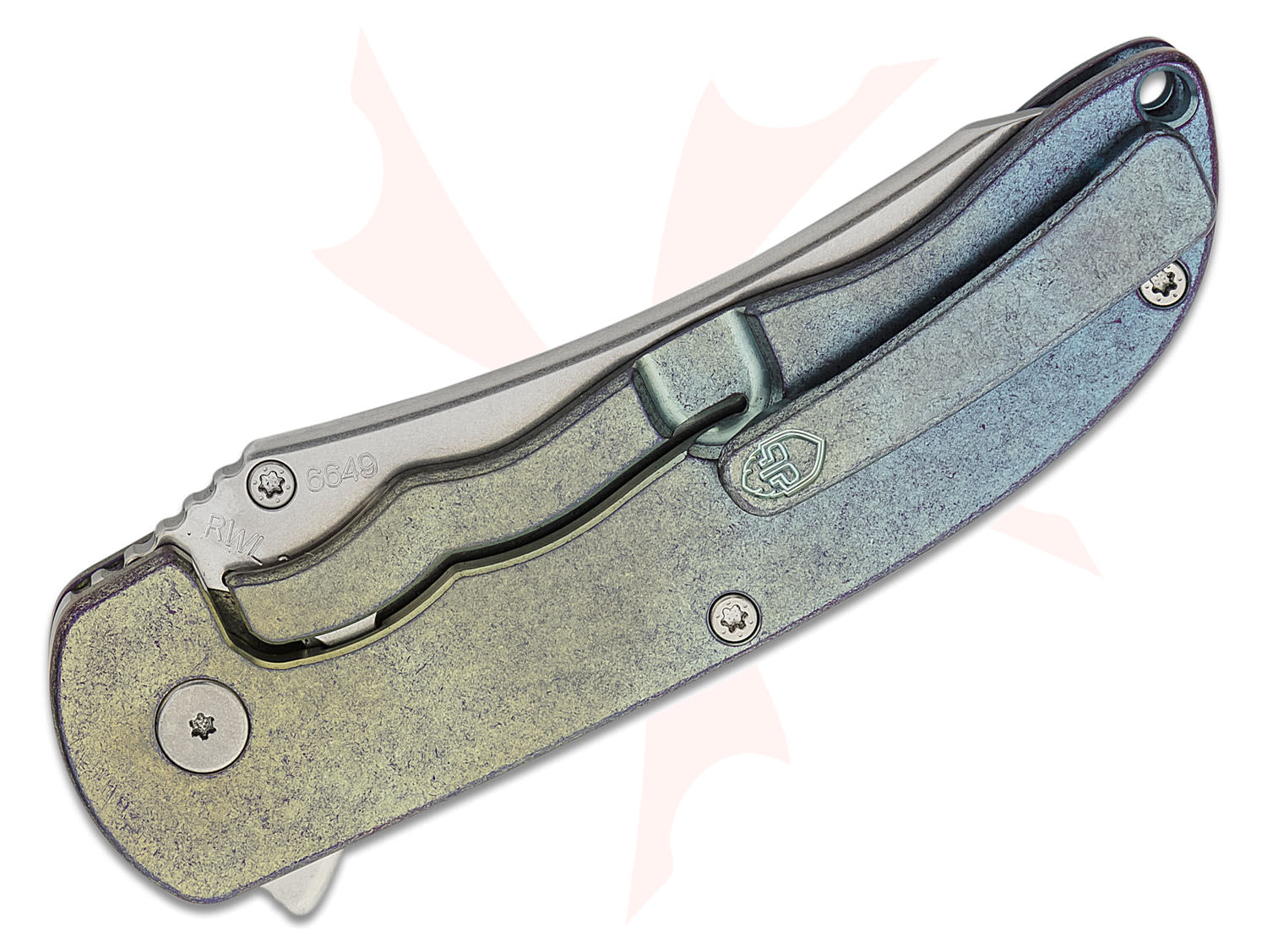 Grimsmo Knives Custom Norseman 6649 Flipper Knife 3.7" RWL34