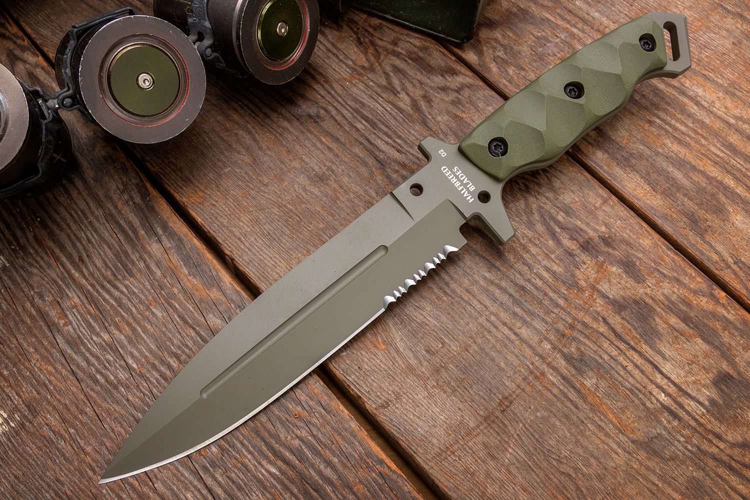 Halfbreed Blades Medium Infantry Fixed Blade Knife 6.49" D2 Ranger ...