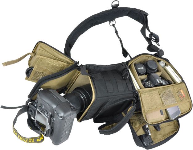 Hazard 4 Evac Photo-Recon Tactical Optics Sling Pack, Coyote