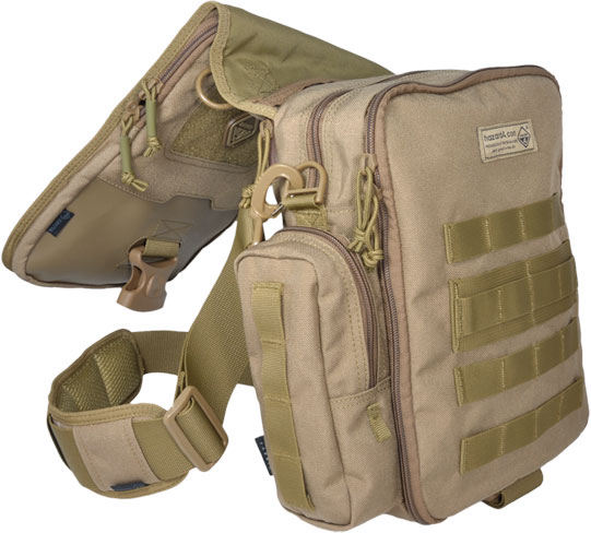 HAZARD4 Kato ハザード4 カト　ミニメッセンジャーバッグ　コヨーテ Hazard 4 Kato Tablet and Netbook Mini-Messenger Bag, Coyote