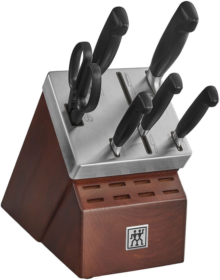 Zwilling J.A. Henckels Pro 7 Piece Kitchen Block Set with Self