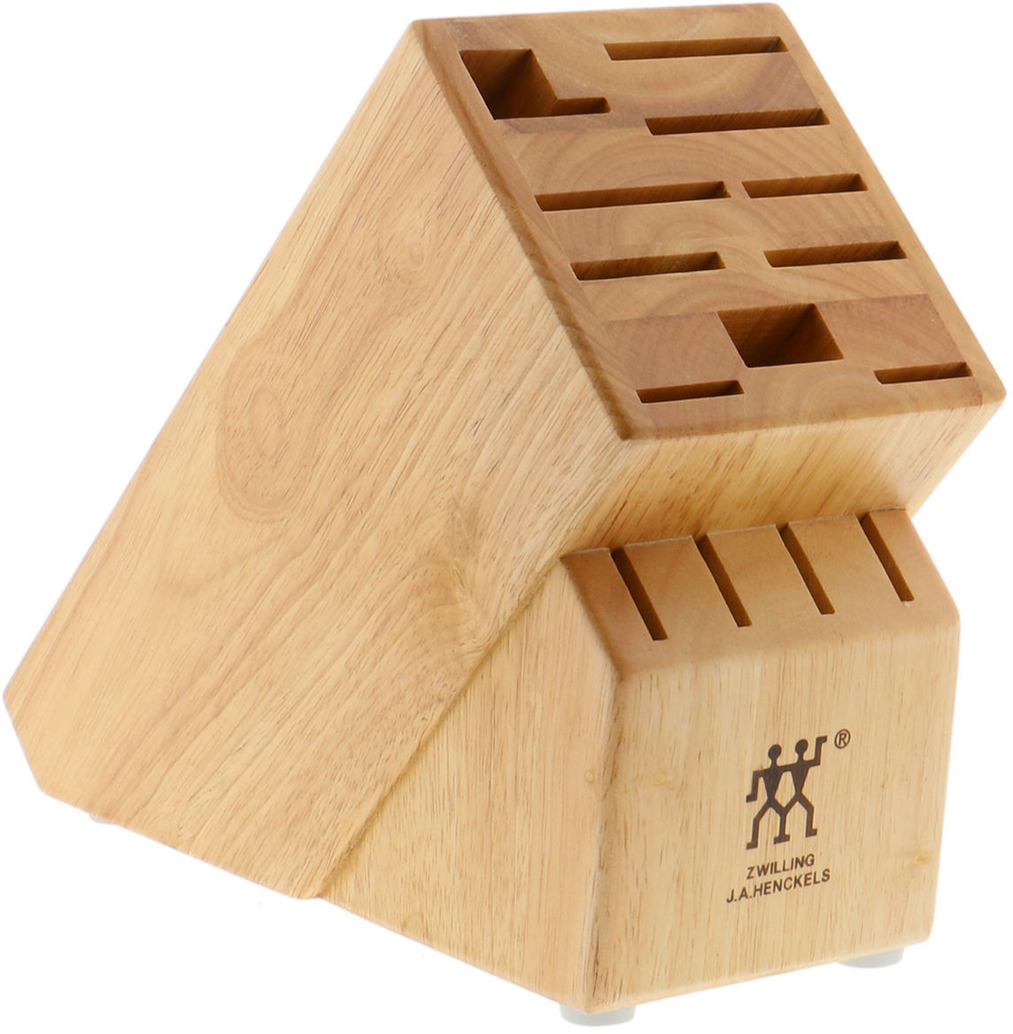 Zwilling J.A. Henckels Gourmet 14 Piece Block Set, Black POM Handles