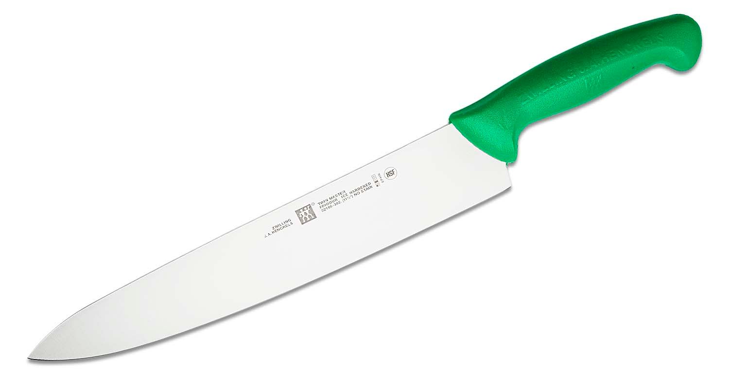 PAMPERED CHEF 11 3/4 Green Knife With Cover 7 Blade