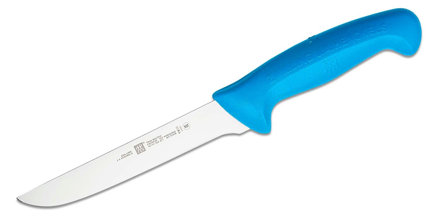 Zwilling J.A. Henckels TWIN Master 6 Wide Boning Knife, Blue Zytel Handle  - KnifeCenter - 32131-164