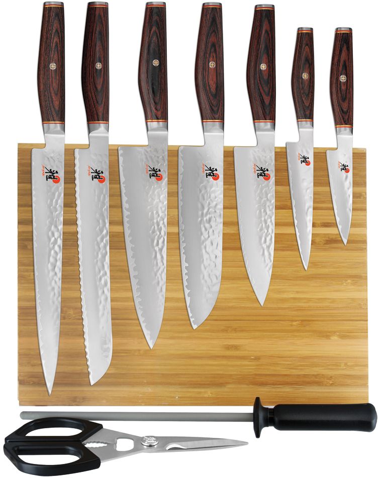 Bavarian Knife Works 12 PCS Kitchen Knife Set, Razor Sharp Blades, Made of  German Steel, Ergonomic Pakkawood Handle, Light Weight Easy to Sharpen, No
