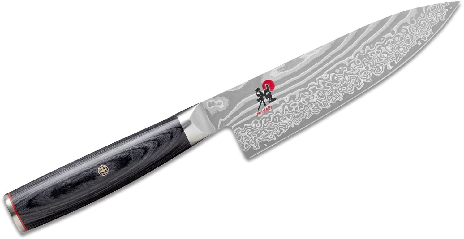 Miyabi Kaizen Chef's Knife, 6 Inch, Black