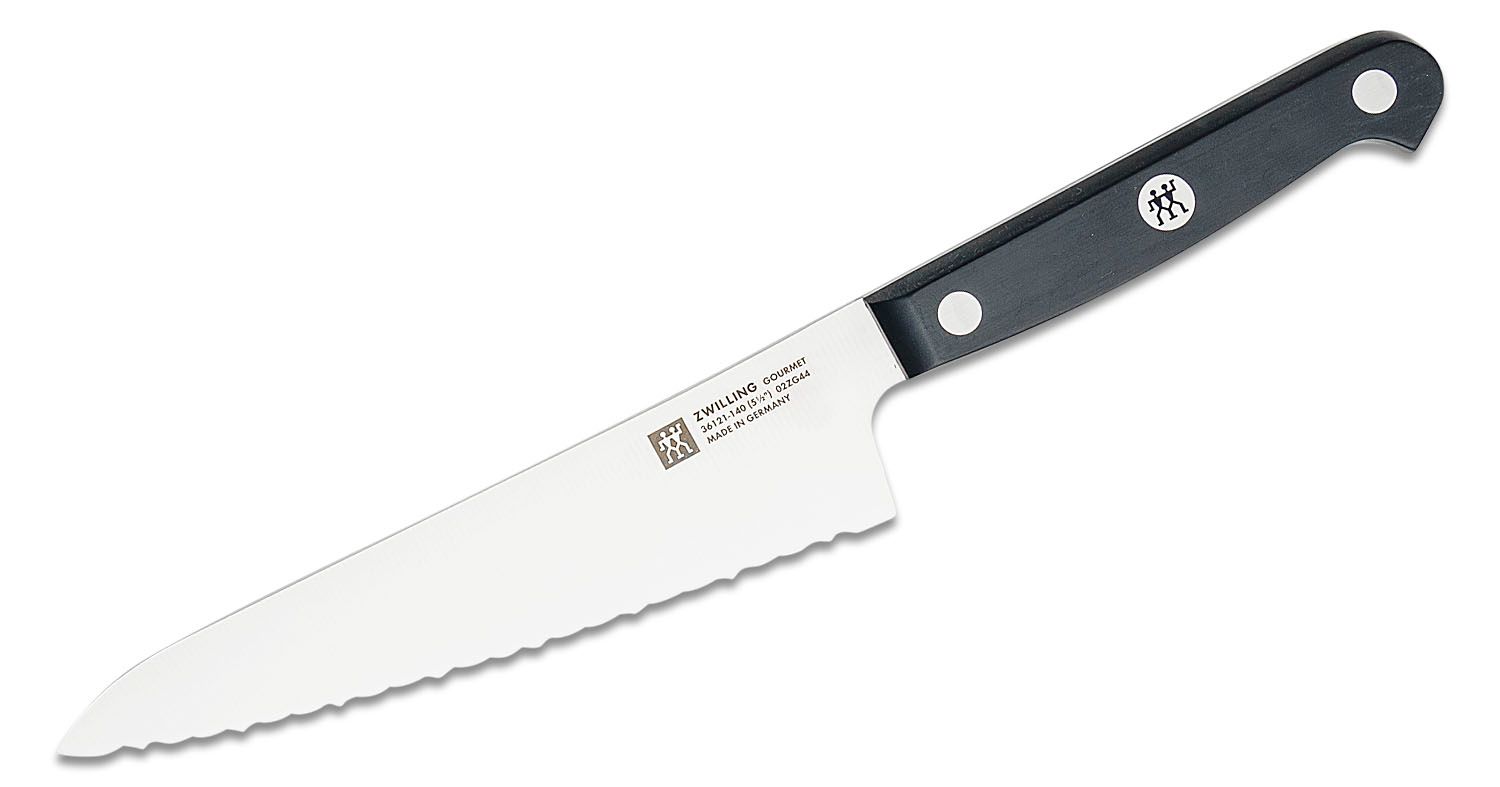 Zwilling J.A. Henckels Gourmet 4 inch Paring Knife, Black POM Handles