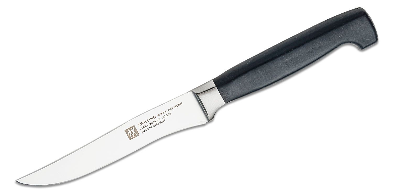 ZWILLING J.A. Henckels 4-pc Stainless Steel Serrated Steak Knife Set 