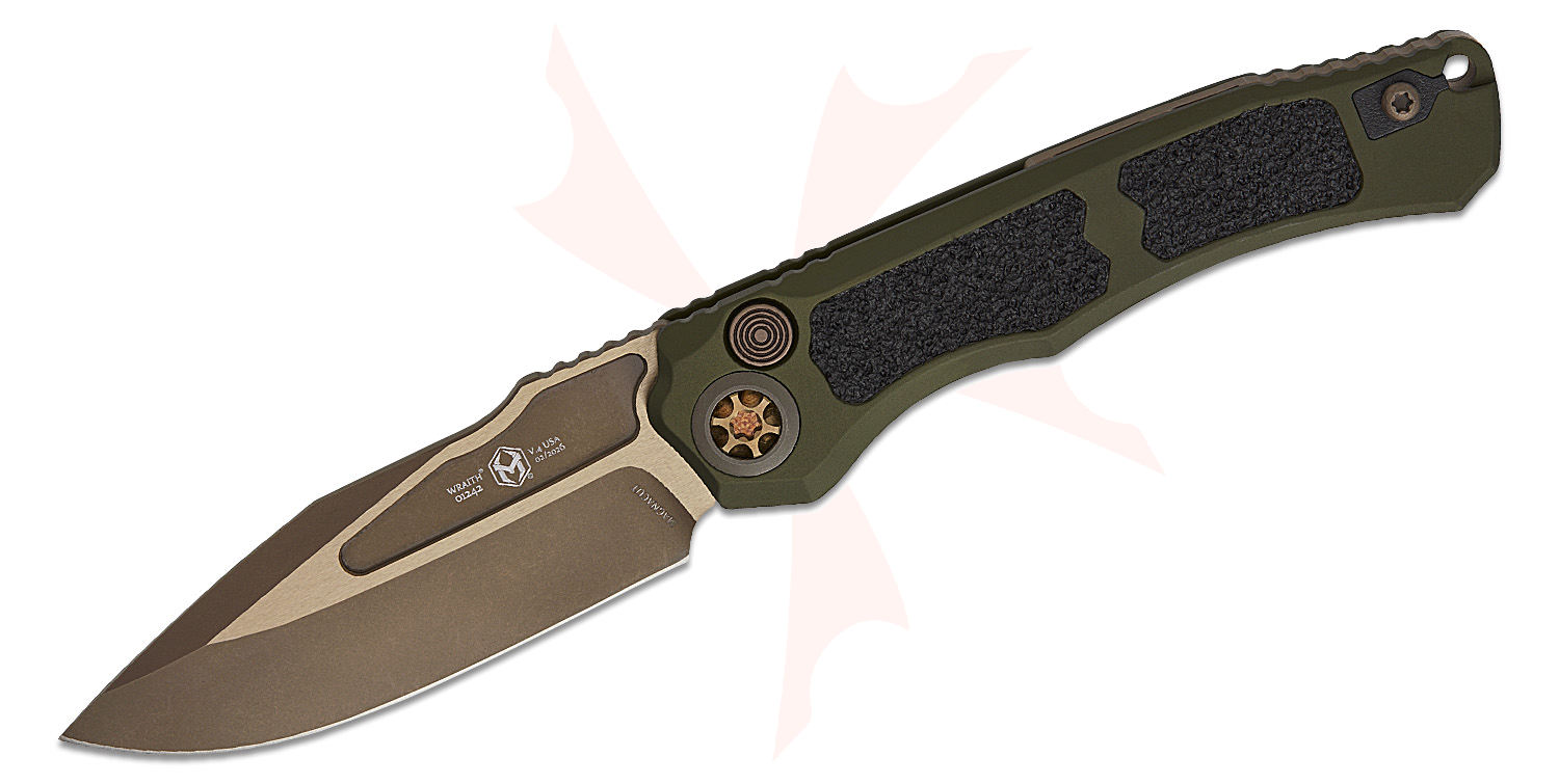 クリープ/ヘブンセント Heretic Knives Wraith V4 AUTO Folding Knife 3.625