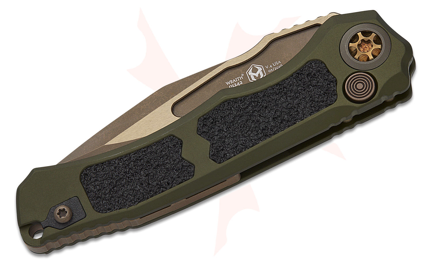 Heretic Knives Wraith V4 AUTO Folding Knife 3.625