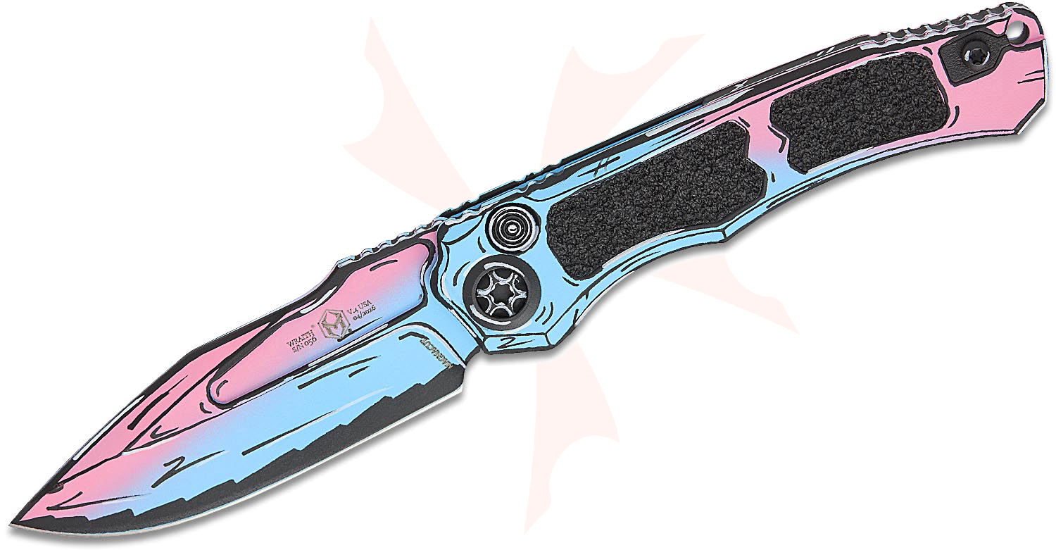 delicate hands / 手のオブジェ Heretic Knives Wraith V4 AUTO Folding Knife 3.625