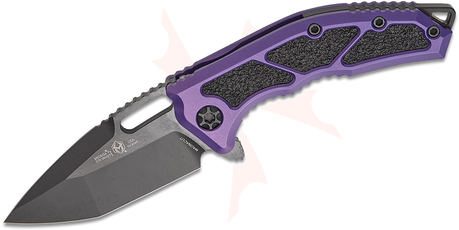 Heretic Knives Medusa Manual Frame Lock Flipper Knife 3.05
