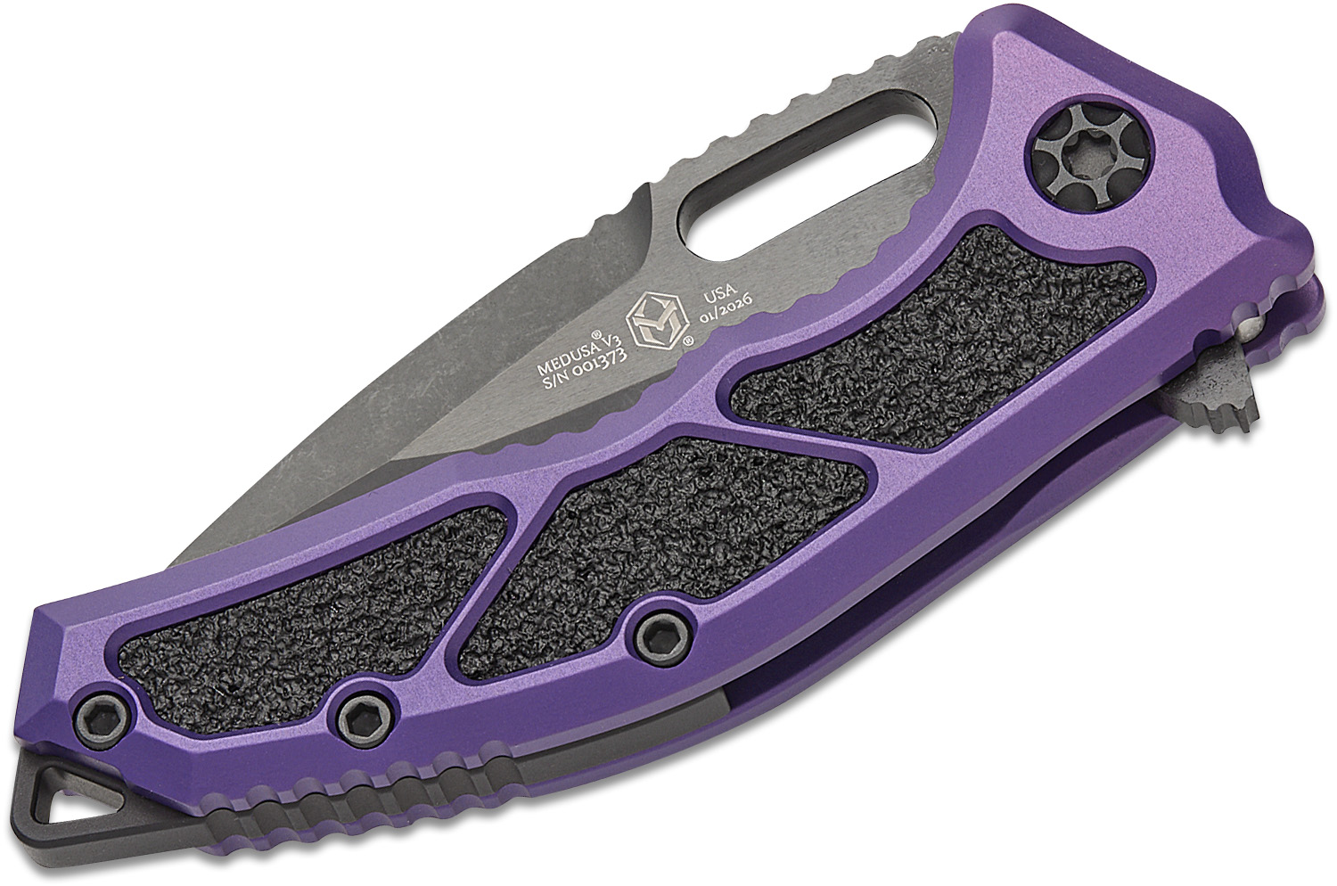 Heretic Knives Medusa Manual Frame Lock Flipper Knife 3.05