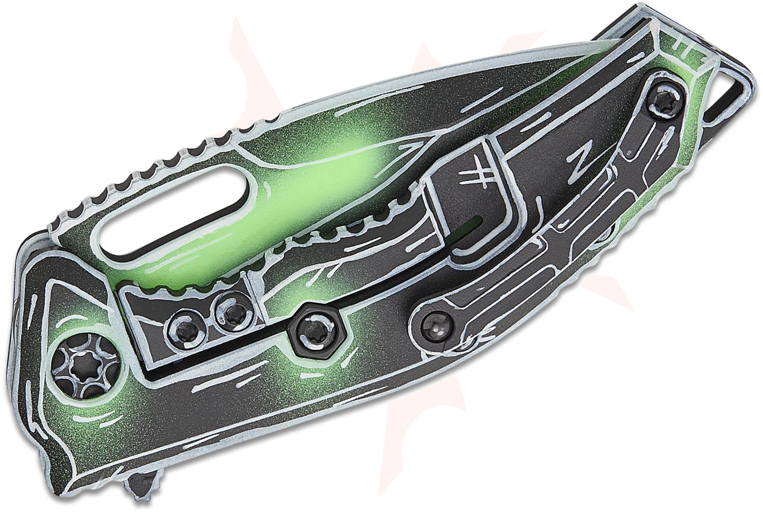 Heretic Knives Medusa Frame Lock Flipper Knife 3.25