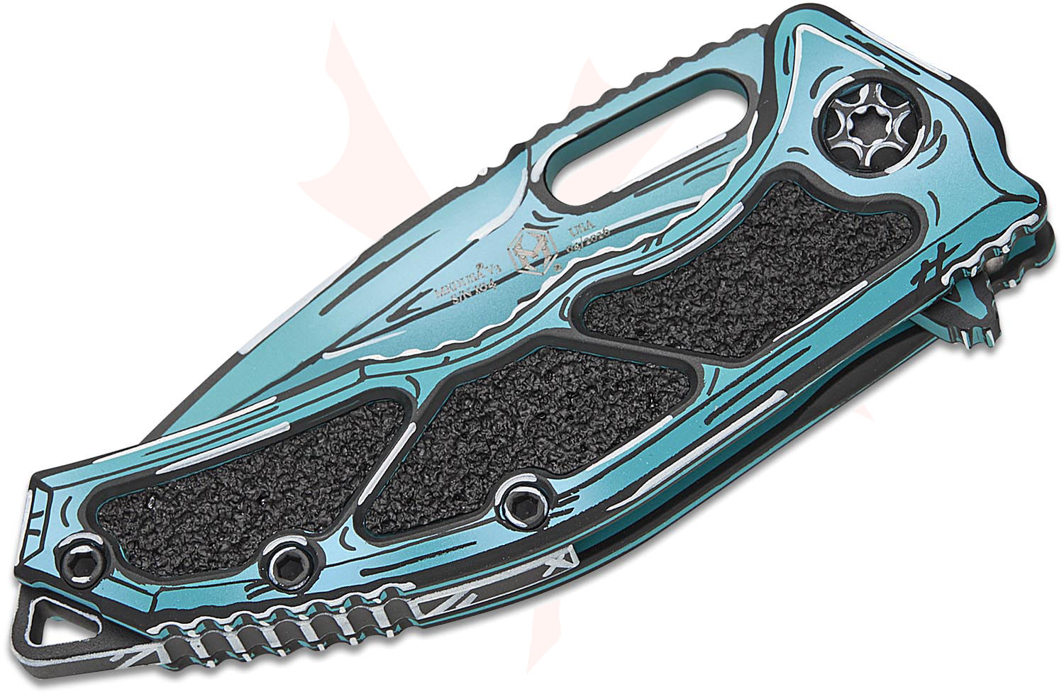 Heretic Knives Medusa Manual Frame Lock Flipper Knife 3.05