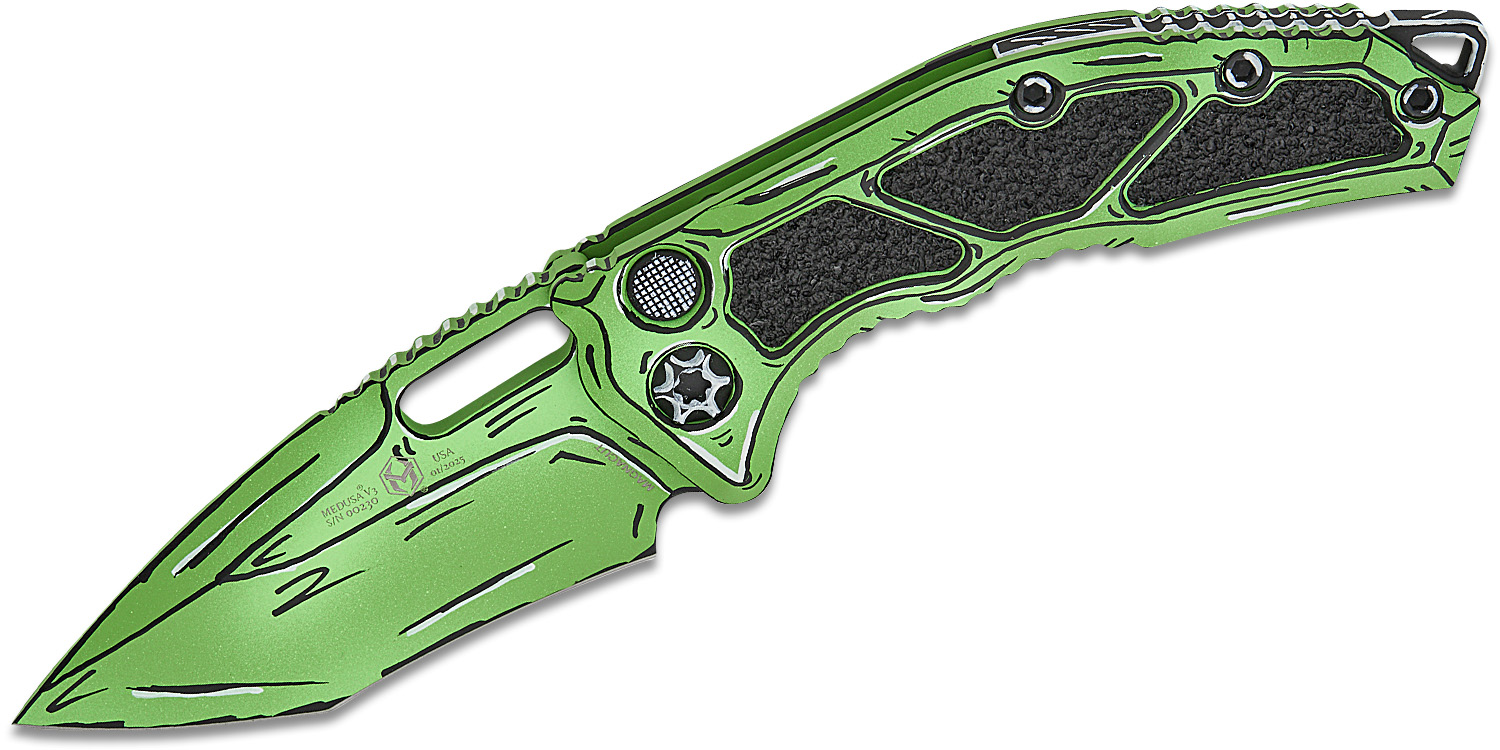 Heretic Knives Medusa AUTO Folding Knife 3.05