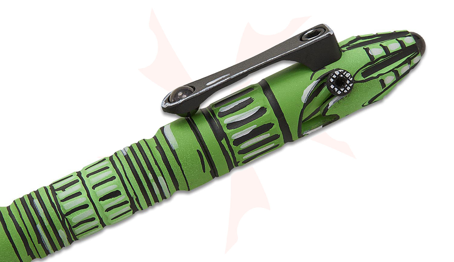Heretic Knives Thoth Modular Pen, Toxic Green Cel Shade Titanium