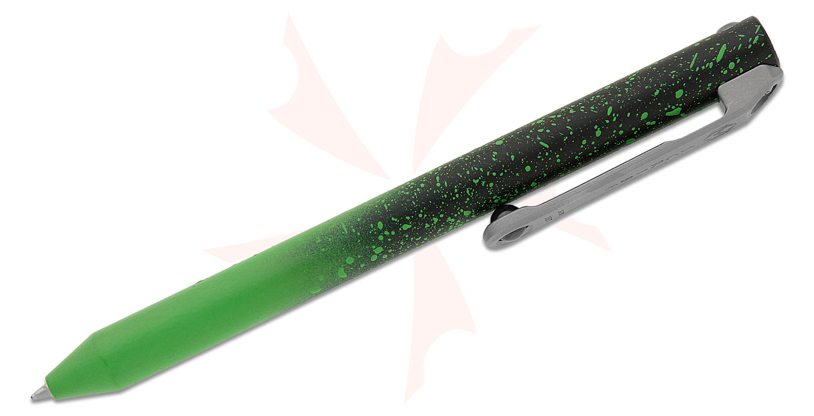 Heretic Knives/Maverick Customs Collab Black and Green Fade with