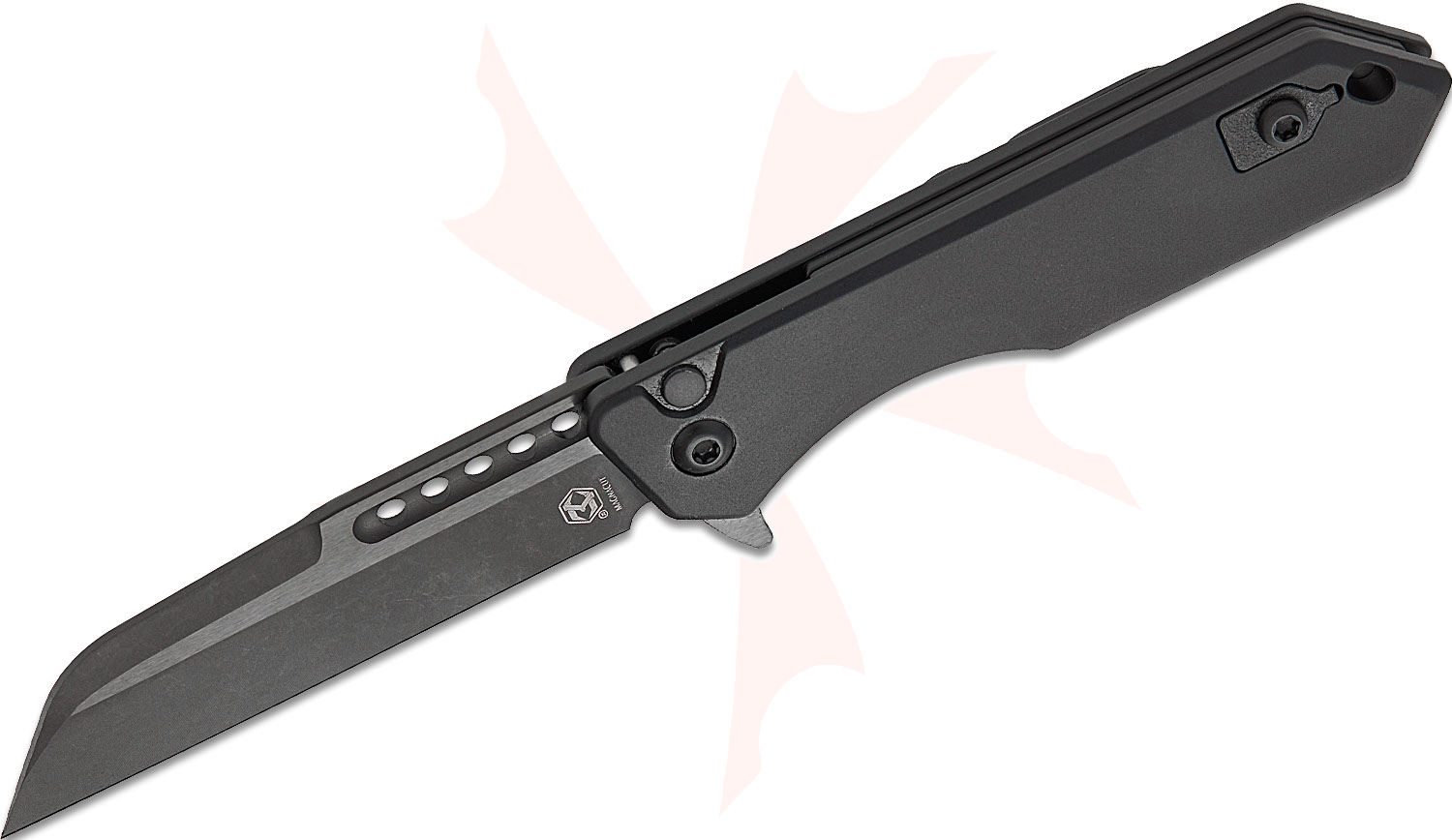 ST-310 & LDESIGN WORKSゴトク＆ZEN camps Heretic Knives Jinn Manual Button Lock Tactical Flipper Knife 3