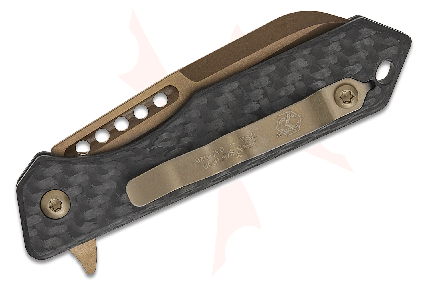Heretic Knives Jinn Manual Button Lock Flipper Knife 3