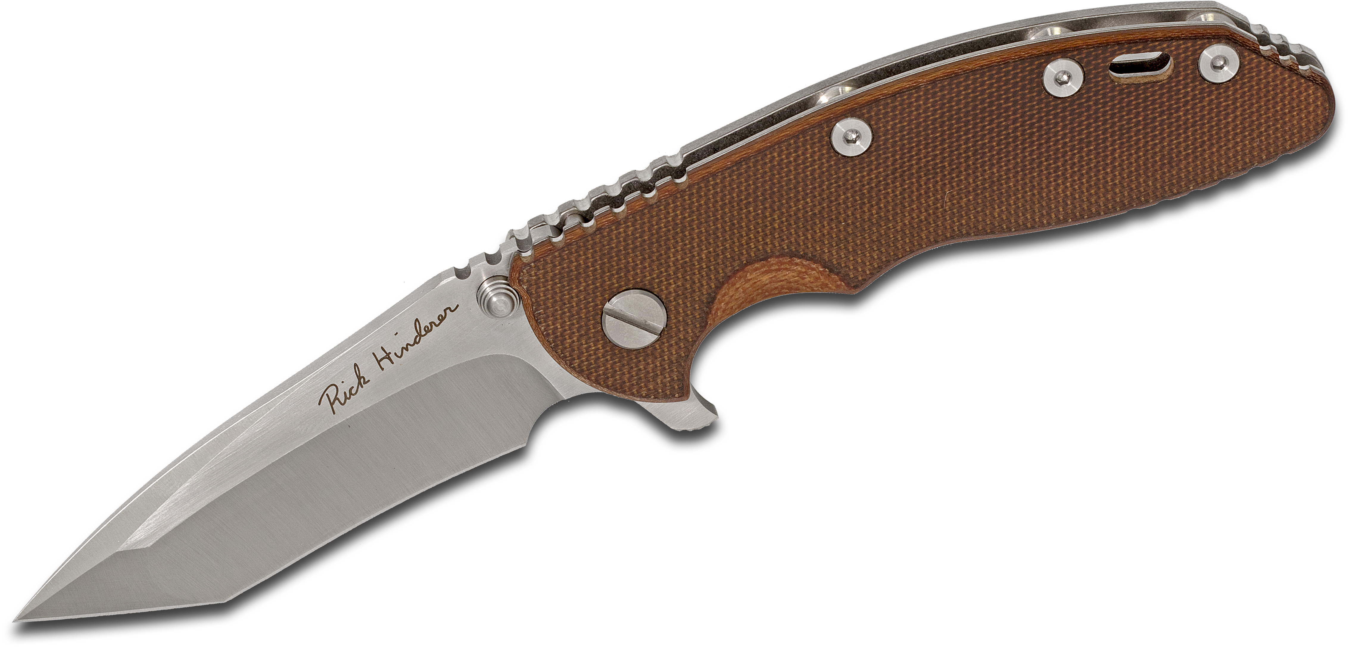 中古 美品 R.E.G. O-K hi stainless 35 Rick Hinderer Custom XM-18 3.5