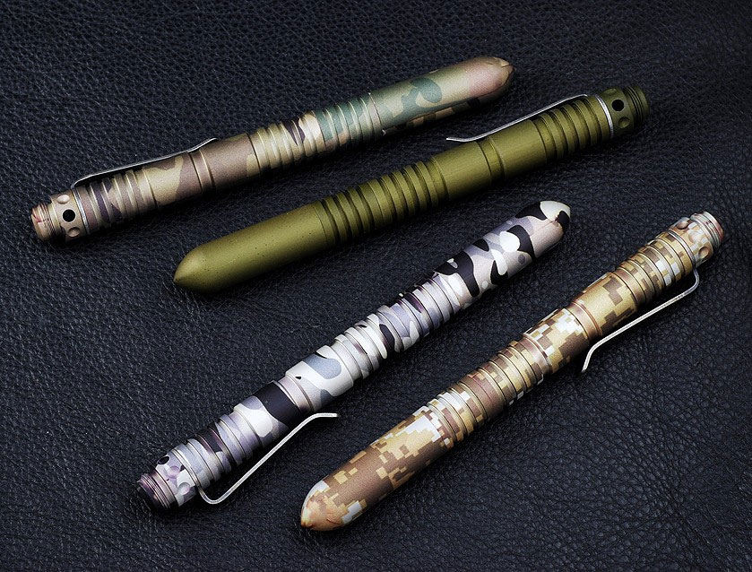 Rick Hinderer Knives Aluminum Modular Tactical Pen, Multicam
