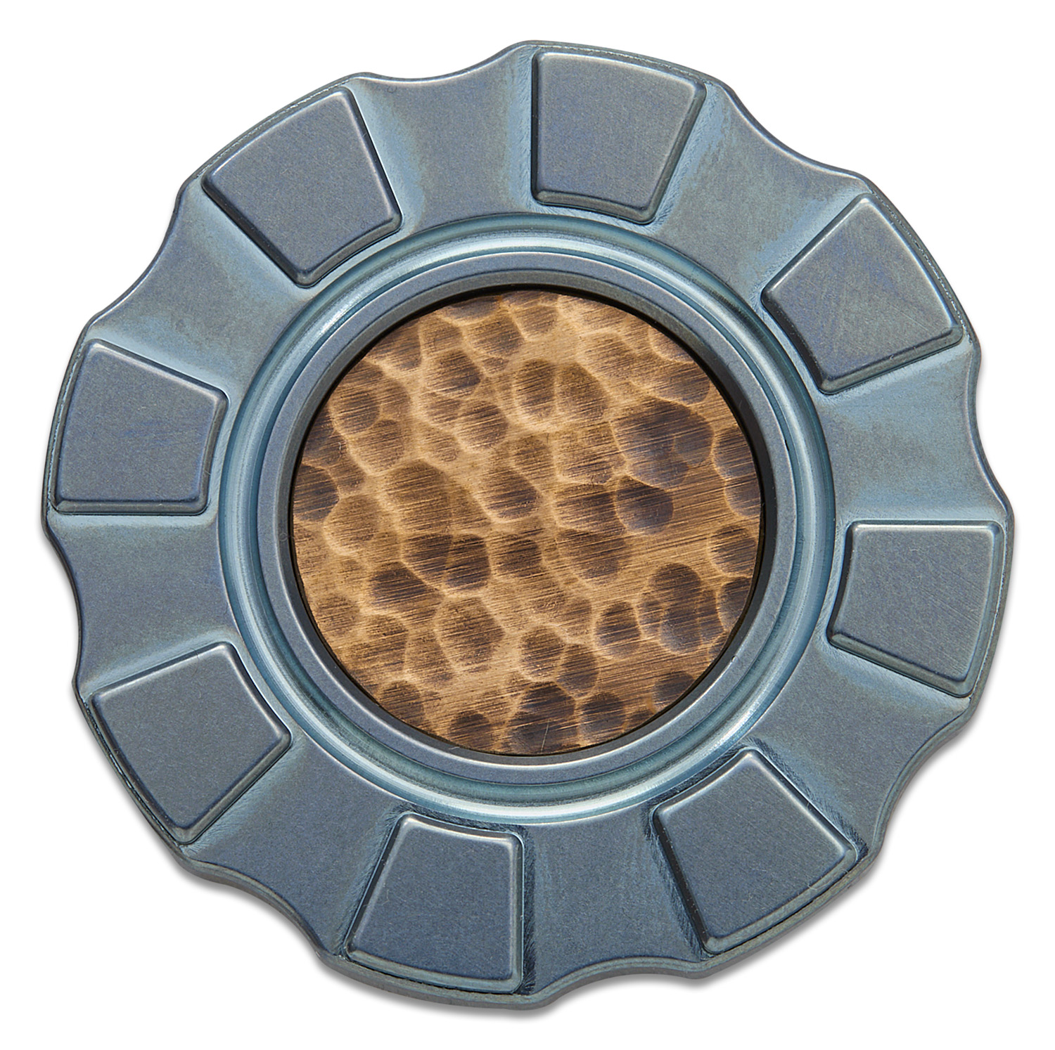 HiTex Gear Ben Krein Collab Titanium Poker Chip with Hammered