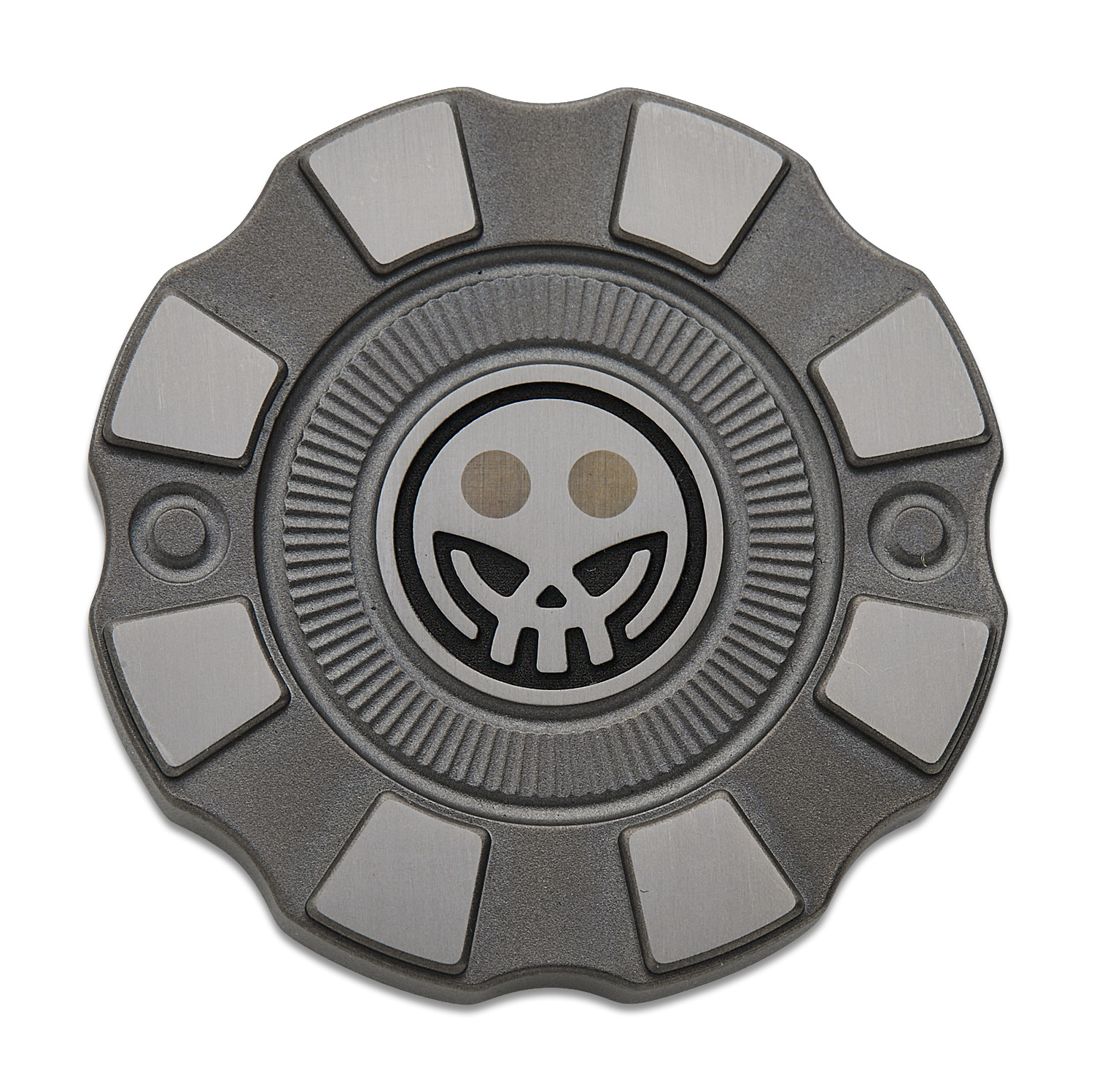 HiTex Gear Grayscale Phantom Side A Horns Titanium Poker