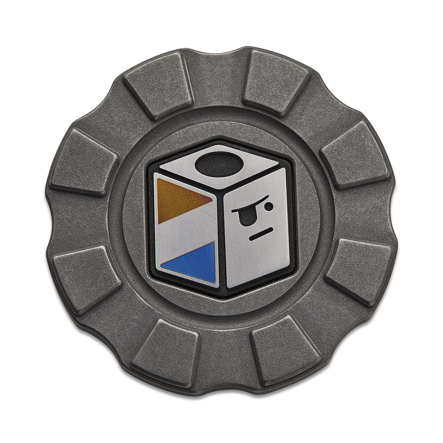 HiTex Gear Nice Guy Machine Co Titanium Poker Chip - KnifeCenter