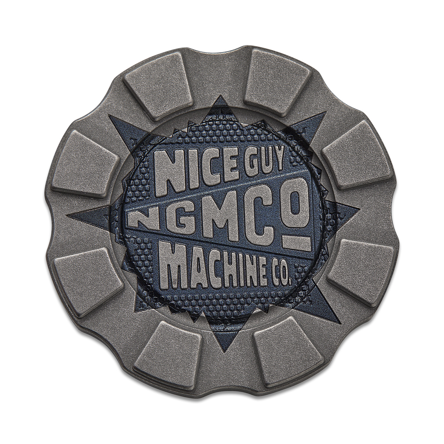 HiTex Gear Nice Guy Machine Co Titanium Poker Chip - KnifeCenter