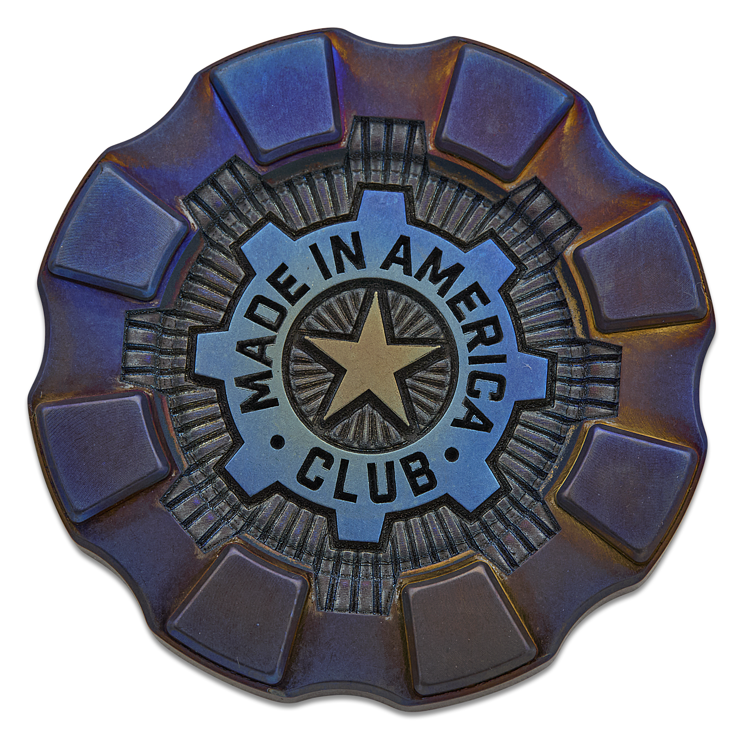 HiTex Gear Starlingear Flamed Titanium Poker Chip - KnifeCenter