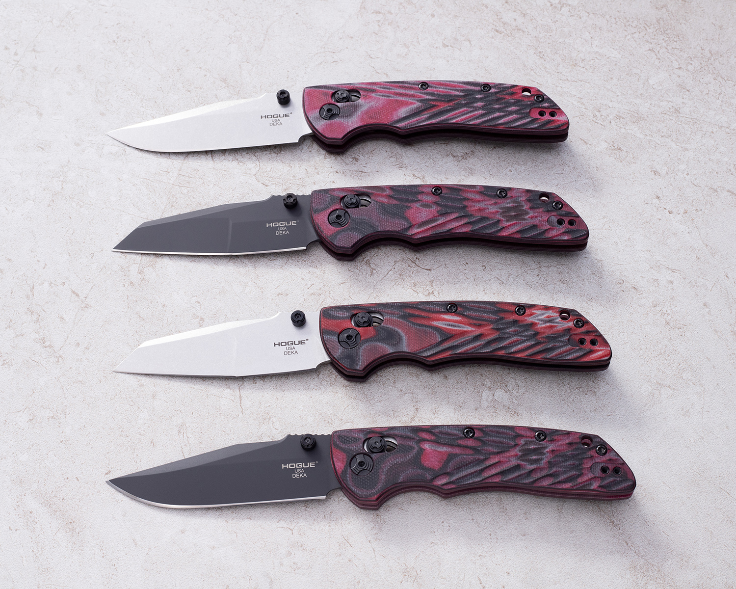 Hogue Deka ABLE Lock Folding Knife 3.25" CPM-MagnaCut Black Cerakote ...