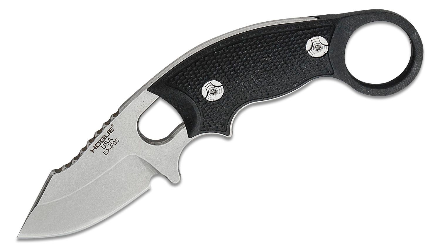 Hogue EX-F03 Clip Point Karambit Fixed Blade Knife 2.25