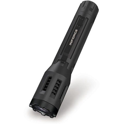 EMISSIVE ENERGY INFORCE 9V (Black Body) White LED Flashlight 135