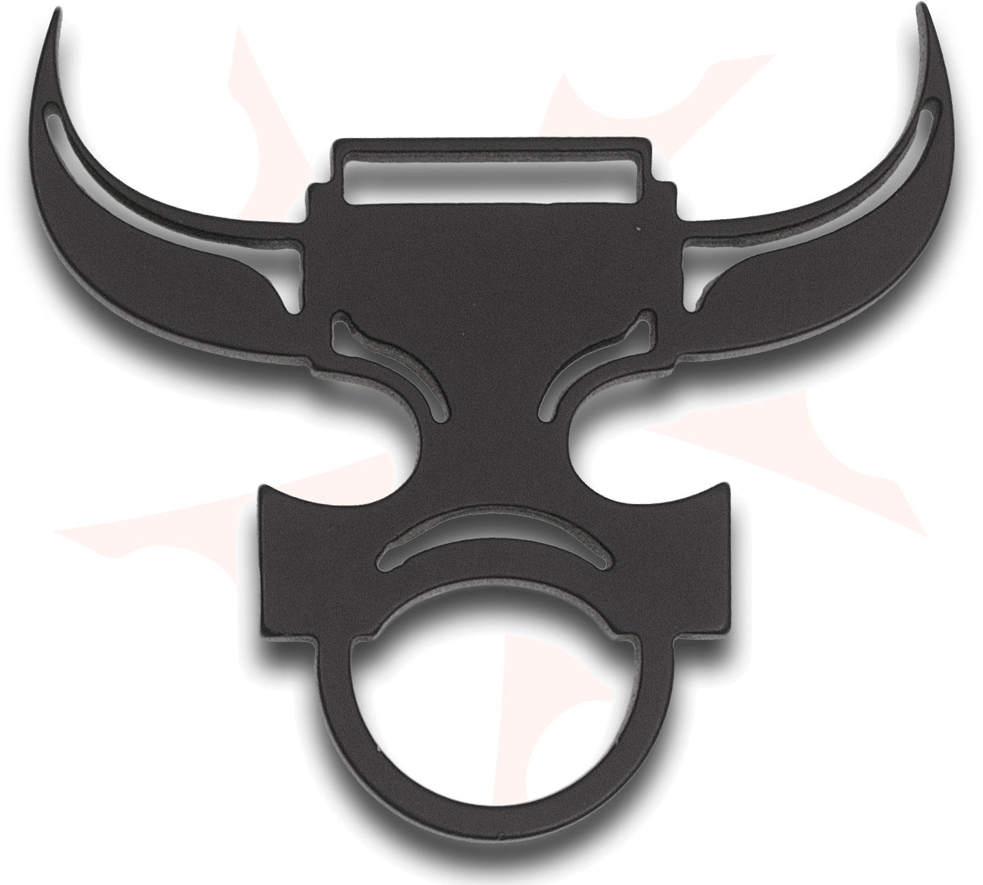 Iron Bull Black Anodized Aluminum Slinger Bottle Opener KnifeCenter