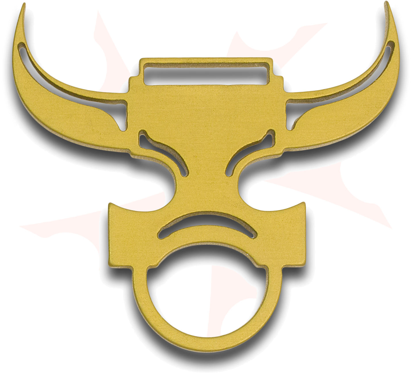 Iron Bull Gold Anodized Aluminum Slinger Bottle Opener KnifeCenter