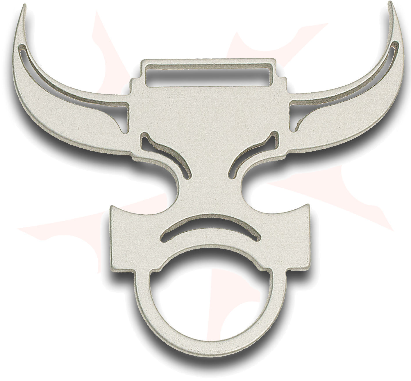 Iron Bull Silver Anodized Aluminum Slinger Bottle Opener KnifeCenter