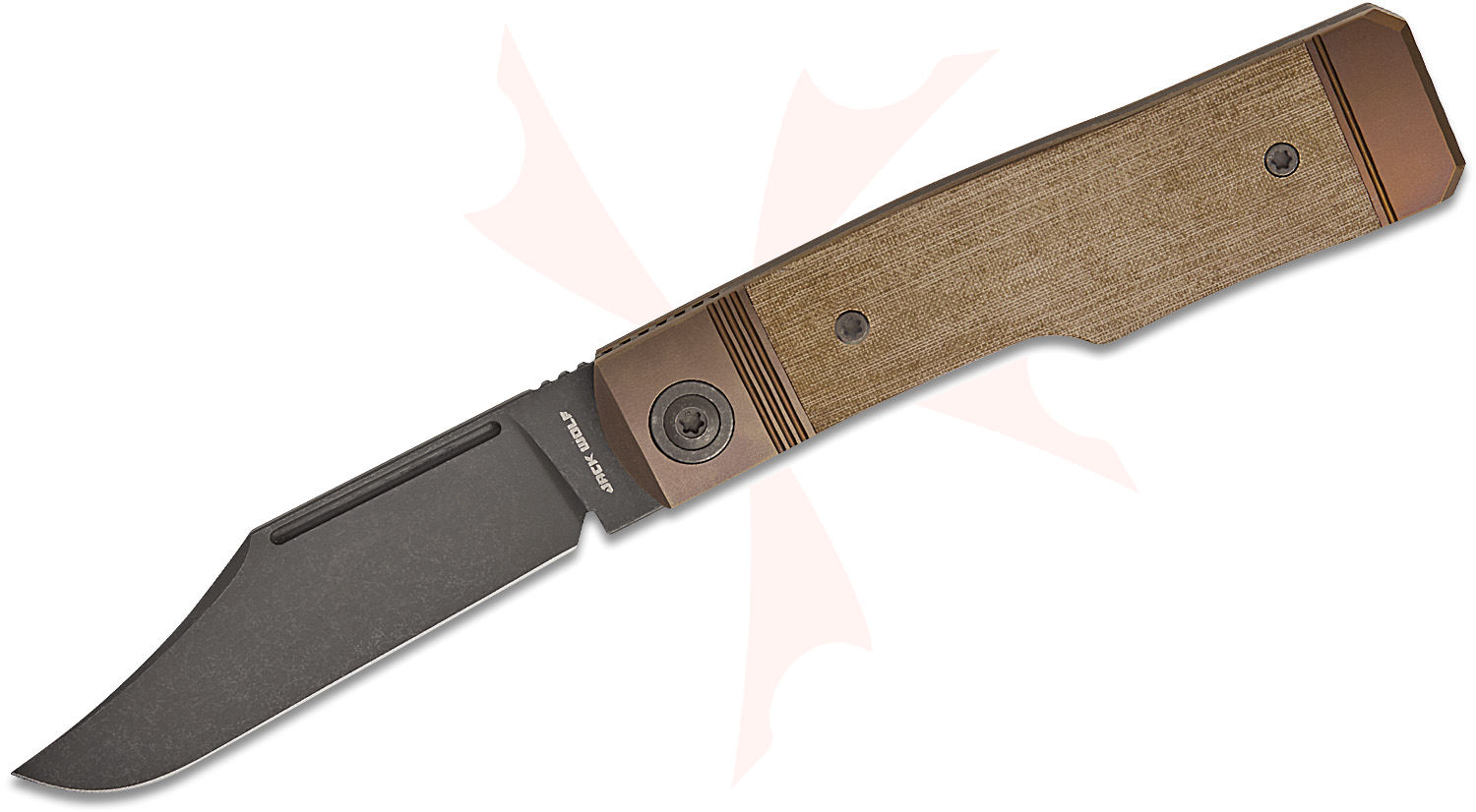 Jack Wolf Knives Gunslinger Jack Traditional Bolster Lock Front