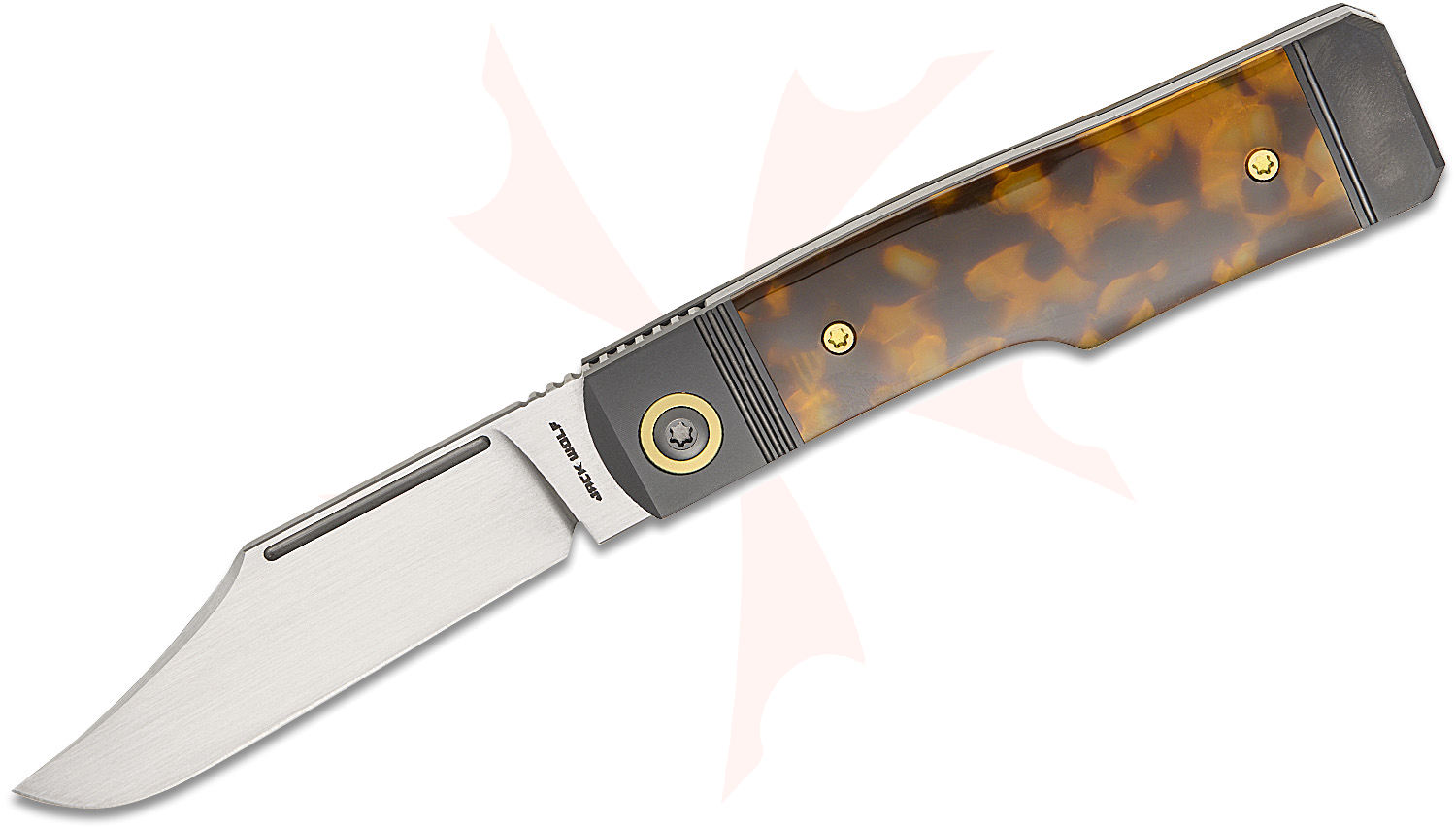 Jack Wolf Knives Gunslinger Jack Traditional Bolster Lock Front