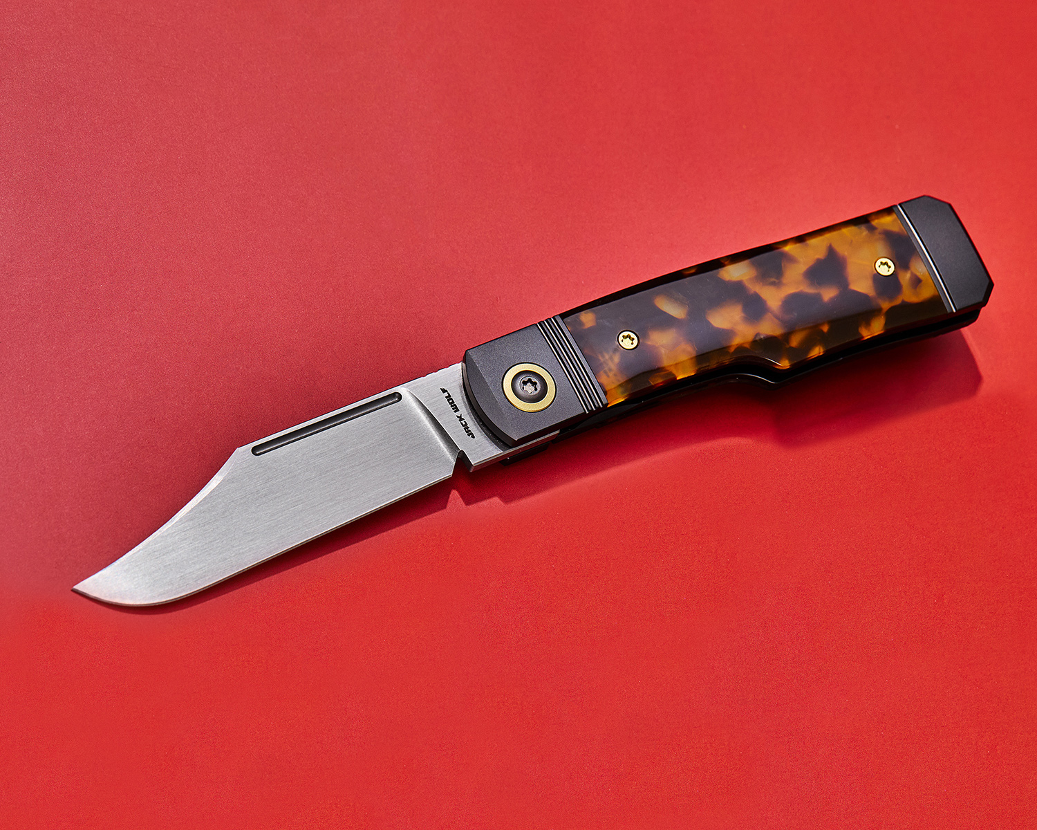 Jack Wolf Knives Gunslinger Jack Traditional Bolster Lock Front