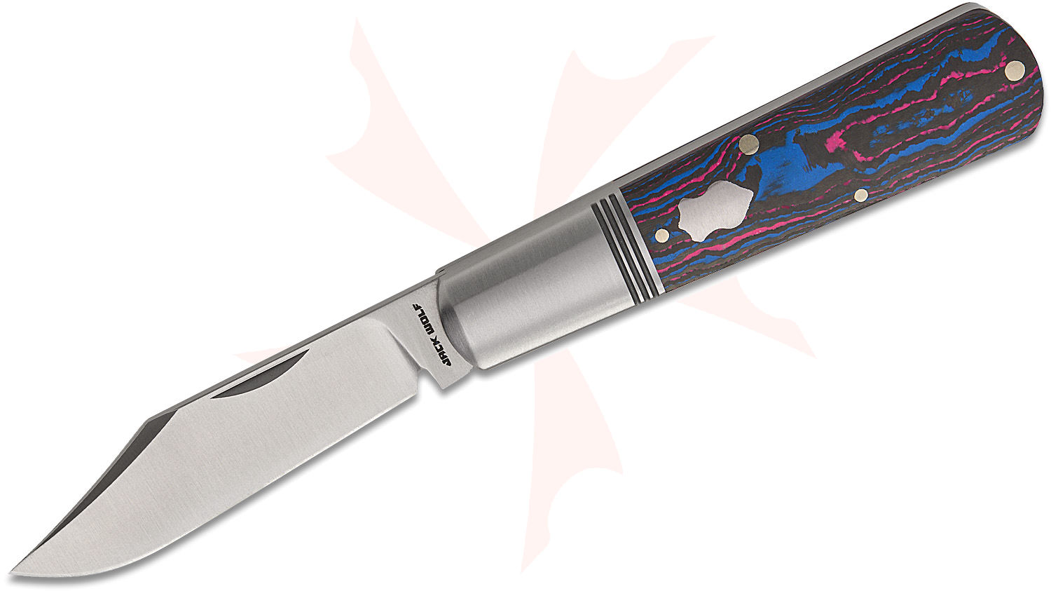 Jack Wolf Knives Gateway Series Barlow V2 Traditional Slipjoint