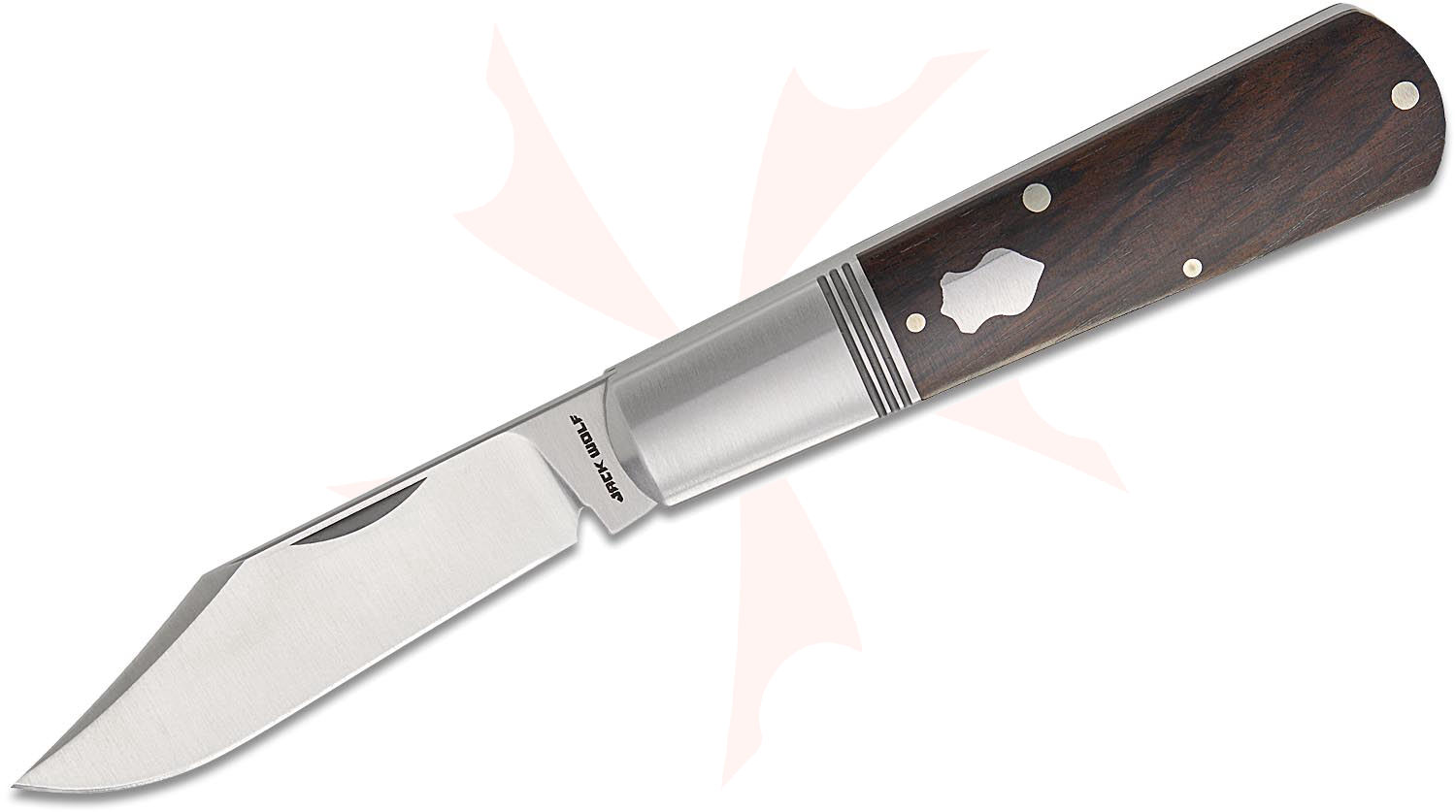 Jack Wolf Knives Gateway Series Barlow V2 Traditional Slipjoint