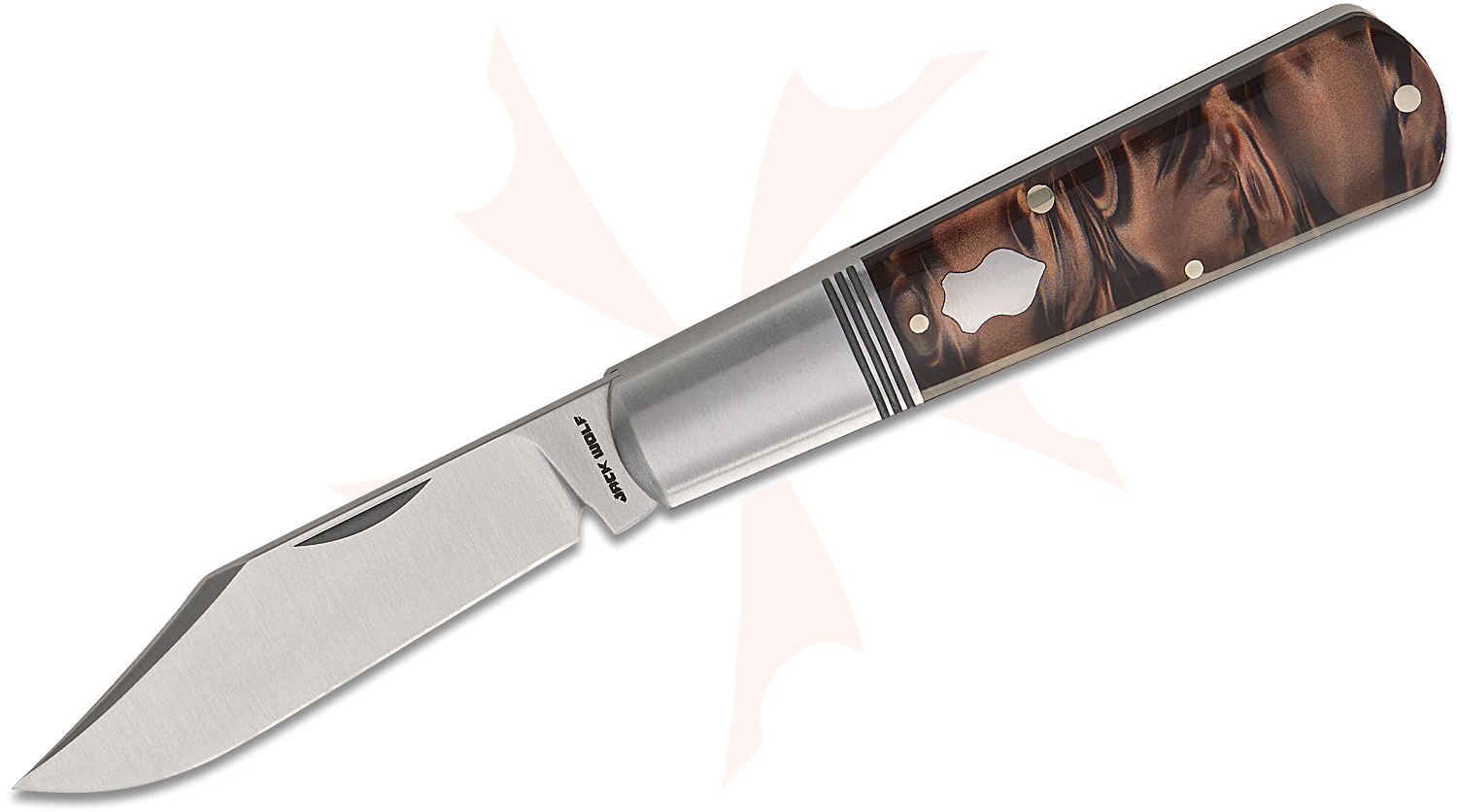 バリウス Jack Wolf Knives Gateway Series Barlow V2 Traditional Slipjoint