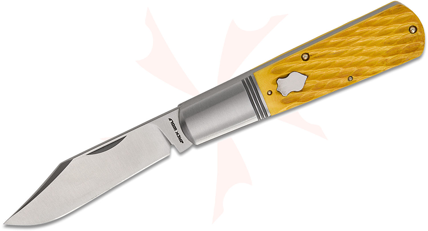 Jack Wolf Knives Gateway Series Barlow V2 Traditional Slipjoint