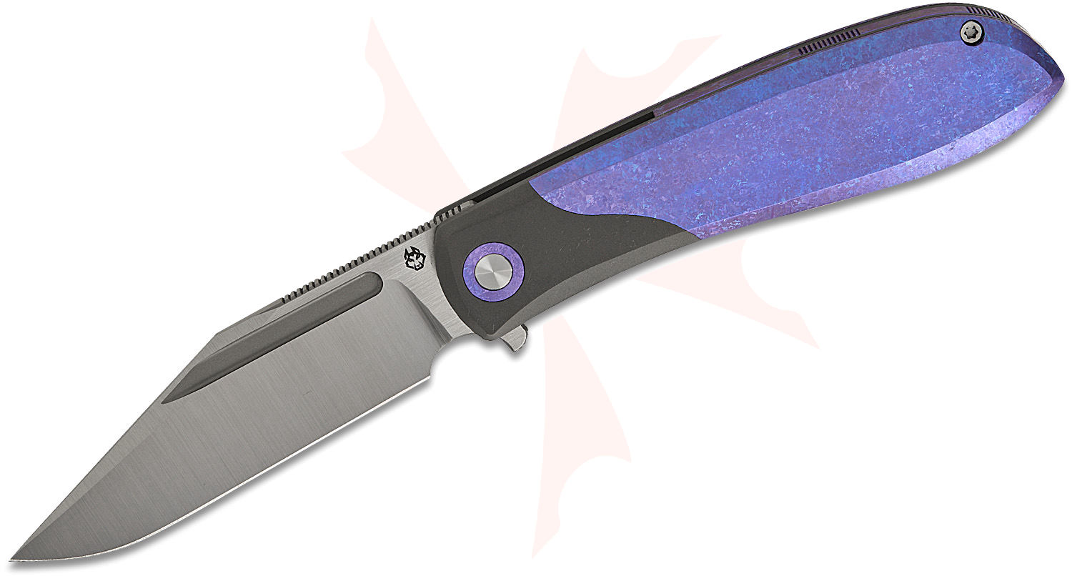 Jack Wolf Knives Nick Rogers Scuffle Bolster Lock Flipper Knife