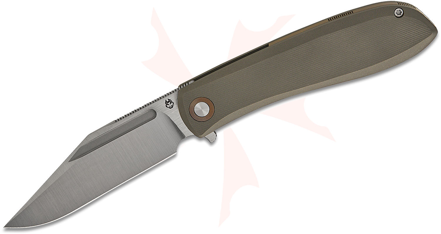 Jack Wolf Knives Nick Rogers Scuffle Frame Lock Flipper Knife 3.52