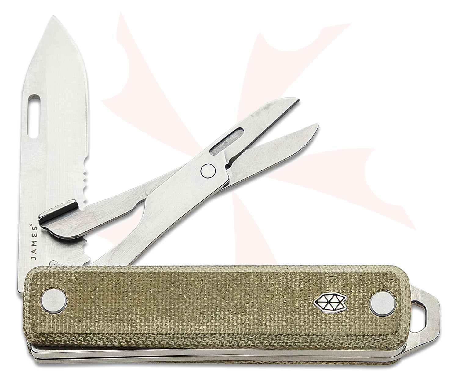 The James Brand Ellis Multi-Functional Folding Knife 2.6