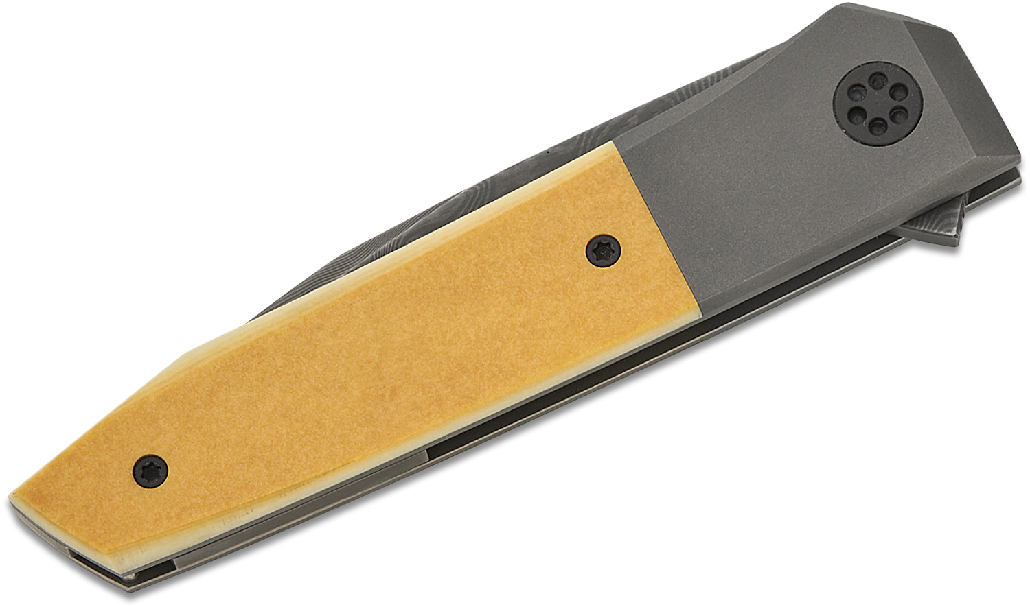 Jared Oeser Custom Priml Bolster Lock Flipper Knife 3.375