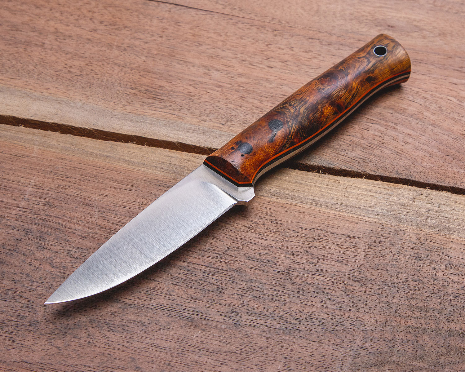 JB Knifeworks Joey Berry Custom Fixed Blade 3.75" 80CrV2 Tapered Tang